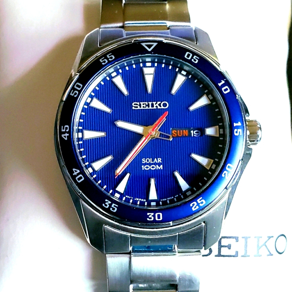Seiko Solar Blue